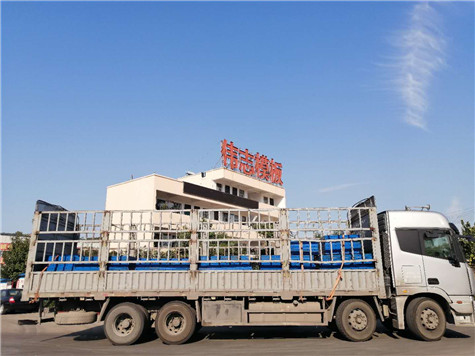 平板鋼模板發(fā)往河南新鄉(xiāng)梁場(chǎng)