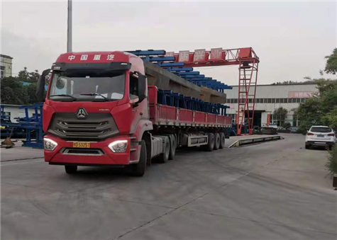 液壓T梁鋼模板開(kāi)始發(fā)往河南欒川